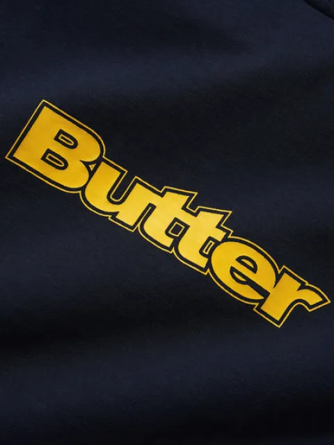 T-Shirts|Pullover Hoods-Butter Goods ogo Tee, Navy