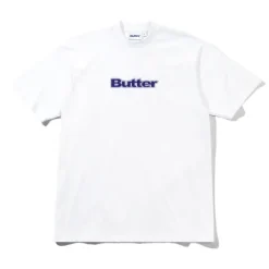 T-Shirts|Pullover Hoods-Butter Goods ogo Tee, White