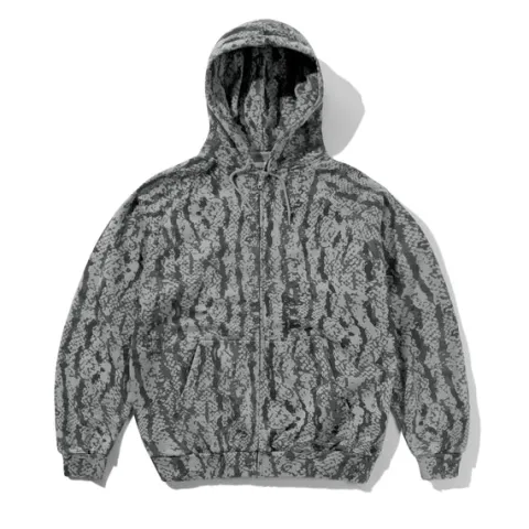 Zip-Thru Hoods|Pullover Hoods-Butter Goods owand Cao Zip-Thru Hood, Wahed Back