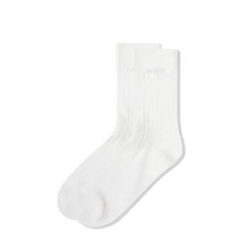 Accessories-Butter Goods Mid-Cut Socks, White