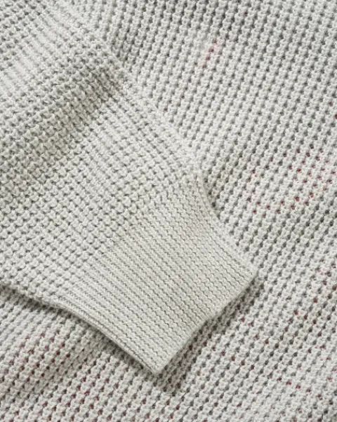Knits-Butter Goods Newcoer Reveribe Knit weater, Grey