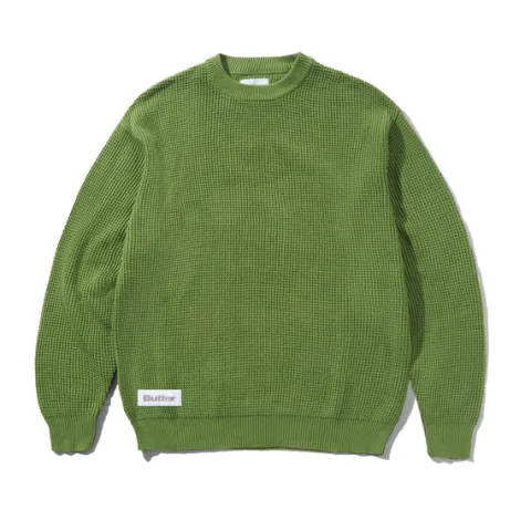 Knits-Butter Goods Newcoer Reveribe Knit weater, Gra
