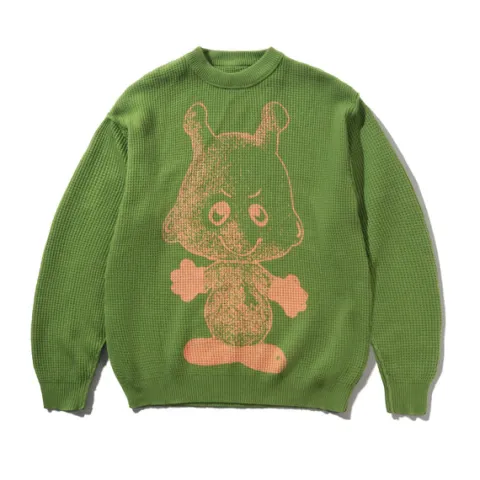 Knits-Butter Goods Newcoer Reveribe Knit weater, Gra