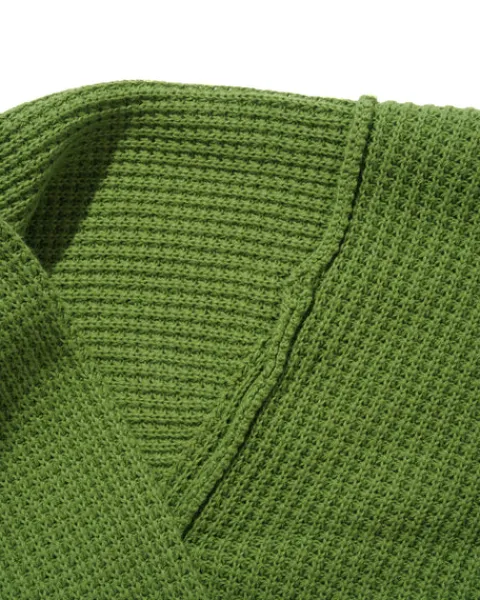 Knits-Butter Goods Newcoer Reveribe Knit weater, Gra