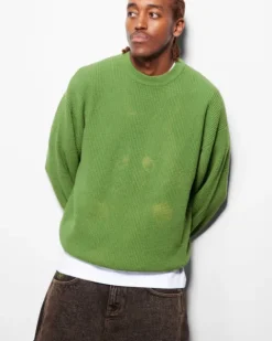 Knits-Butter Goods Newcoer Reveribe Knit weater, Gra