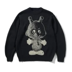 Knits-Butter Goods Newcoer Reveribe Knit weater, Back