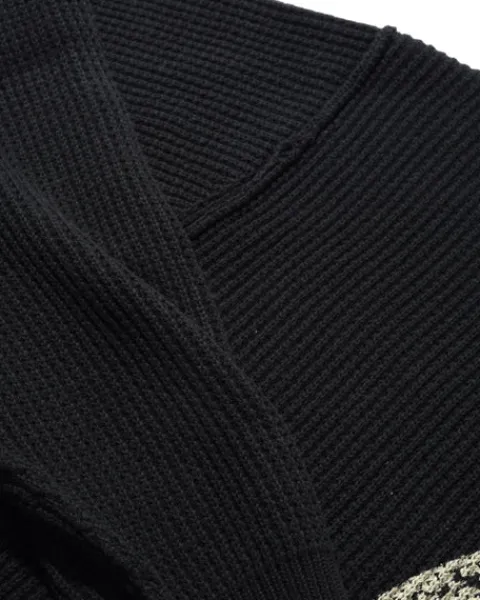 Knits-Butter Goods Newcoer Reveribe Knit weater, Back