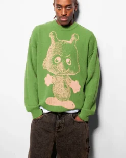 Knits-Butter Goods Newcoer Reveribe Knit weater, Back