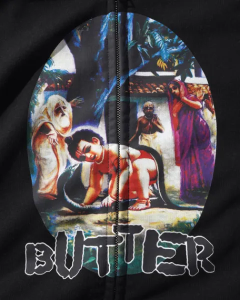 Zip-Thru Hoods|Pullover Hoods-Butter Goods Niai Zip-Thru Hood, Wahed Back