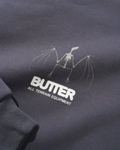 Zip-Thru Hoods|Pullover Hoods-Butter Goods Nocturna Puover Hood, tee