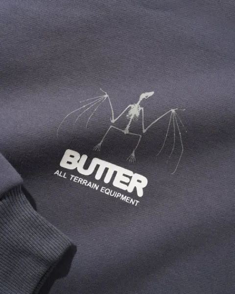Zip-Thru Hoods|Pullover Hoods-Butter Goods Nocturna Puover Hood, tee