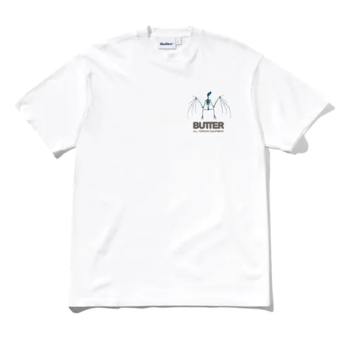 T-Shirts-Butter Goods Nocturna Tee, White