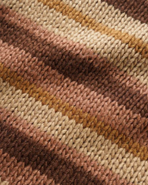 Knits-Butter Goods Obre tripe Knit weater, Chocoate