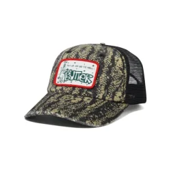 Hats|Beanies-Butter Goods Pay Up Trucker Cap, Lowland Camo