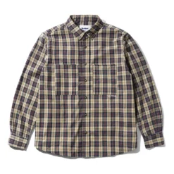 Shirts| Shirts-Butter Goods Paid hirt, Beige / Navy