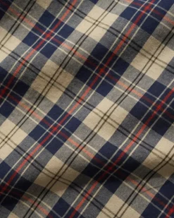 Shirts| Shirts-Butter Goods Paid hirt, Beige / Navy