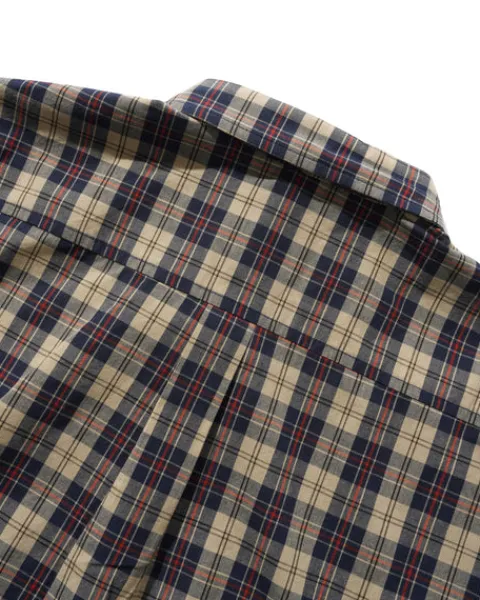 Shirts| Shirts-Butter Goods Paid hirt, Beige / Navy