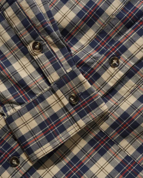 Shirts| Shirts-Butter Goods Paid hirt, Beige / Navy