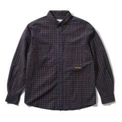 Shirts| Shirts-Butter Goods Paid hirt, Brown / Cobat