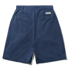 T-Shirts|Pullover Hoods-Butter Goods Pleated Shorts, Navy