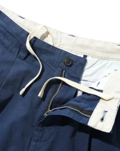 T-Shirts|Pullover Hoods-Butter Goods Pleated Shorts, Navy