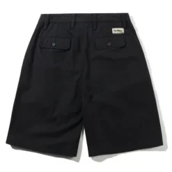 Denim Shorts|Shorts-Butter Goods Pleated Shorts, Washed Black