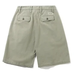 Denim Shorts|Shorts-Butter Goods Pleated Shorts, Washed Fatigue