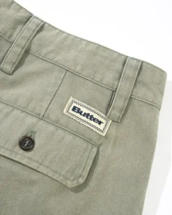 Denim Jeans|Pants-Butter Goods Pleated Trousers, Washed Fatigue