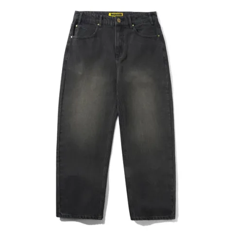 Denim Jeans|Pants-Butter Goods Racer Denim Jeans, Faded Black