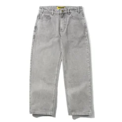 Denim Jeans|Pants-Butter Goods Racer Denim Jeans, Grey Wash