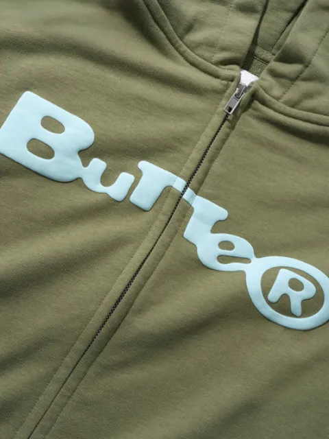 Zip-Thru Hoods|Pullover Hoods-Butter Goods Regitered Zip-Thru Hood, Du Ary