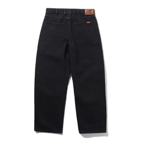 Denim Jeans|Pants-Butter Goods Relaxed Denim Jeans, Flat Black