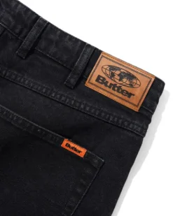 Denim Jeans|Pants-Butter Goods Relaxed Denim Jeans, Flat Black