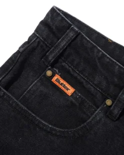 Denim Jeans|Pants-Butter Goods Relaxed Denim Jeans, Flat Black
