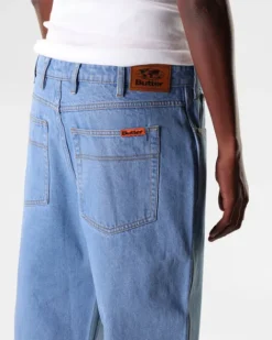 Denim Jeans|Pants-Butter Goods Relaxed Denim Jeans, Washed Indigo