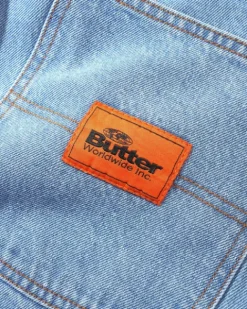 Denim Jeans|Pants-Butter Goods Santosuosso Denim Jeans, Washed Indigo