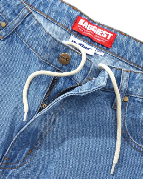 Denim Jeans|Pants-Butter Goods Santosuosso Denim Jeans, Washed Indigo