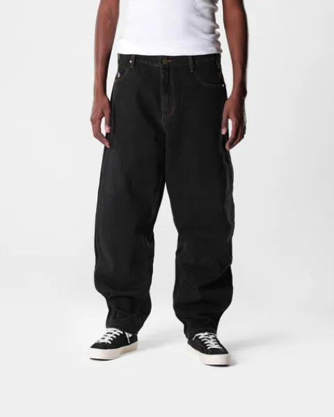 Denim Jeans|Pants-Butter Goods Santosuosso Denim Jeans, Washed Black