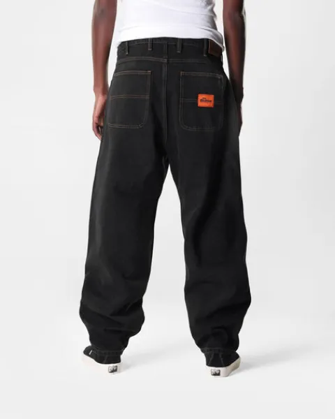 Denim Jeans|Pants-Butter Goods Santosuosso Denim Jeans, Washed Black