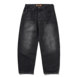 Denim Jeans|Pants-Butter Goods Scorpion Stitch Denim Jeans, Slub Black
