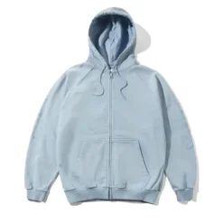 Zip-Thru Hoods|Pullover Hoods-Butter Goods crawing Zip-Thru Hood, Wahed Ocean