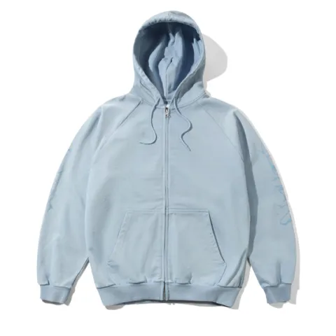 Zip-Thru Hoods|Pullover Hoods-Butter Goods crawing Zip-Thru Hood, Wahed Ocean