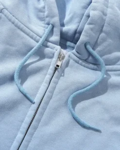 Zip-Thru Hoods|Pullover Hoods-Butter Goods crawing Zip-Thru Hood, Wahed Ocean