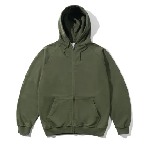 Zip-Thru Hoods|Pullover Hoods-Butter Goods crawing Zip-Thru Hood, Wahed Du Ary