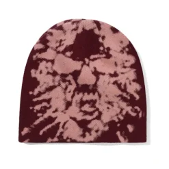 Hats|Beanies-Butter Goods Shout Skully Beanie, Port
