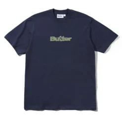T-Shirts-Butter Goods ahed ogo Tee, Navy