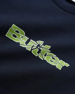 T-Shirts-Butter Goods ahed ogo Tee, Navy