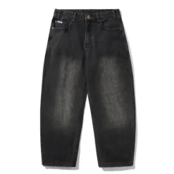 Denim Jeans|Pants-Butter Goods Spike Denim Jeans, Faded Black