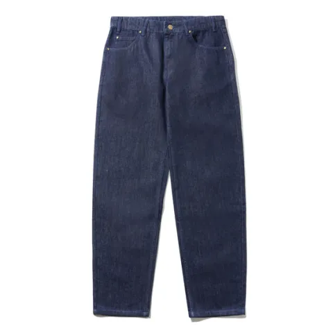 Denim Jeans|Pants-Butter Goods Straight Leg Denim Jeans, Dark Indigo