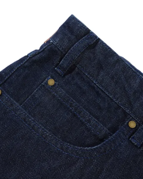 Denim Jeans|Pants-Butter Goods Straight Leg Denim Jeans, Dark Indigo